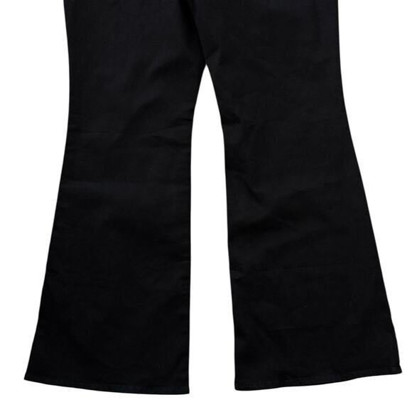 Madewell Slim Skinny Flare Jeans Black Frost Stretch Work Women’s Size 33 NEW - Picture 7 of 11